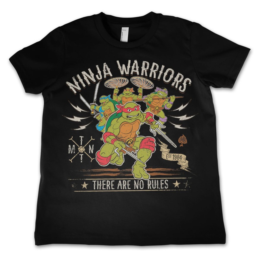 Barn Shirtstore | Ninja Warriors - No Rules Kids T-Shirt Black