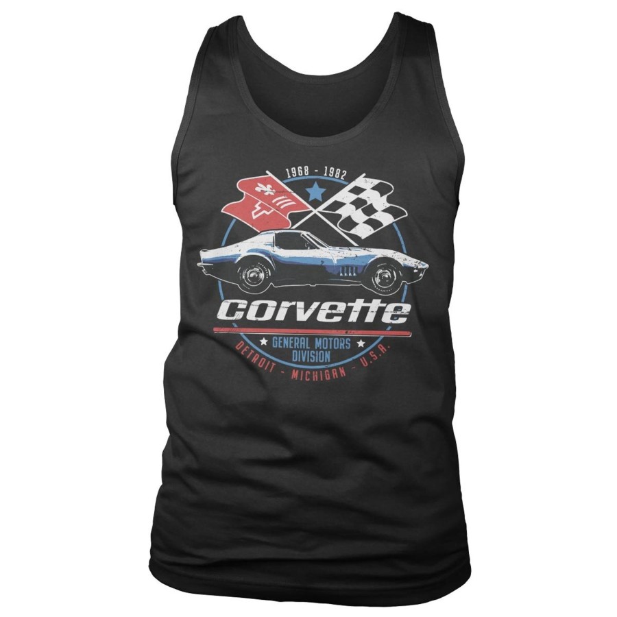 Mann Shirtstore | Corvette C3 Gm Division Tank Top Black