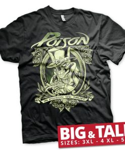 Mann Shirtstore | In Poison We Trust Big & Tall T-Shirt Black