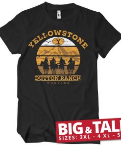 Mann Shirtstore | Yellowstone Cowboys Big & Tall T-Shirt Black