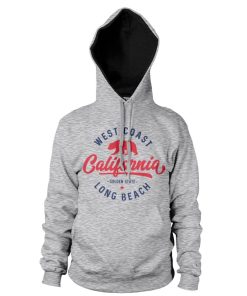 Mann Shirtstore | West Coast California Hoodie Heathergrey