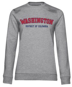 Kvinna Shirtstore | Washington - District Of Columbia Girly Sweatshirt Heathergrey