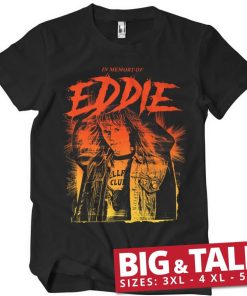 Mann Shirtstore | In Memory Of Eddie Big & Tall T-Shirt Black