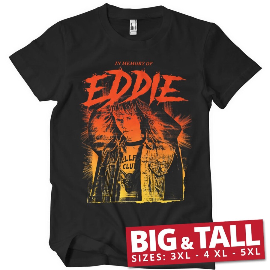 Mann Shirtstore | In Memory Of Eddie Big & Tall T-Shirt Black