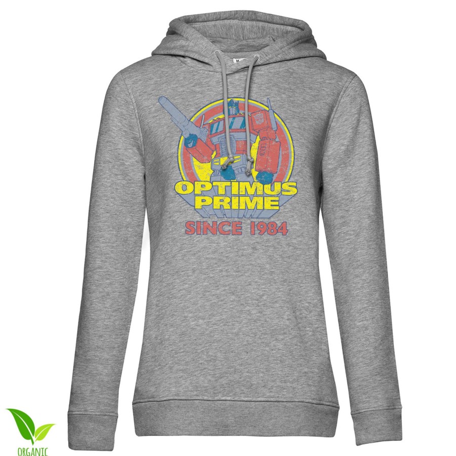 Kvinna Shirtstore | Optimus Prime - Since 1984 Girls Hoodie Heathergrey