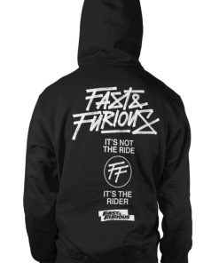 Mann Shirtstore | Fast & Furious Rider Big & Tall Hoodie Black
