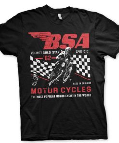Mann Shirtstore | B.S.A. Rocket Gold Star T-Shirt Black
