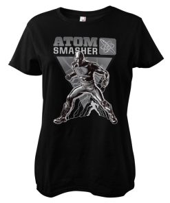 Kvinna Shirtstore | Adam - Atom Smasher Girly Tee Black