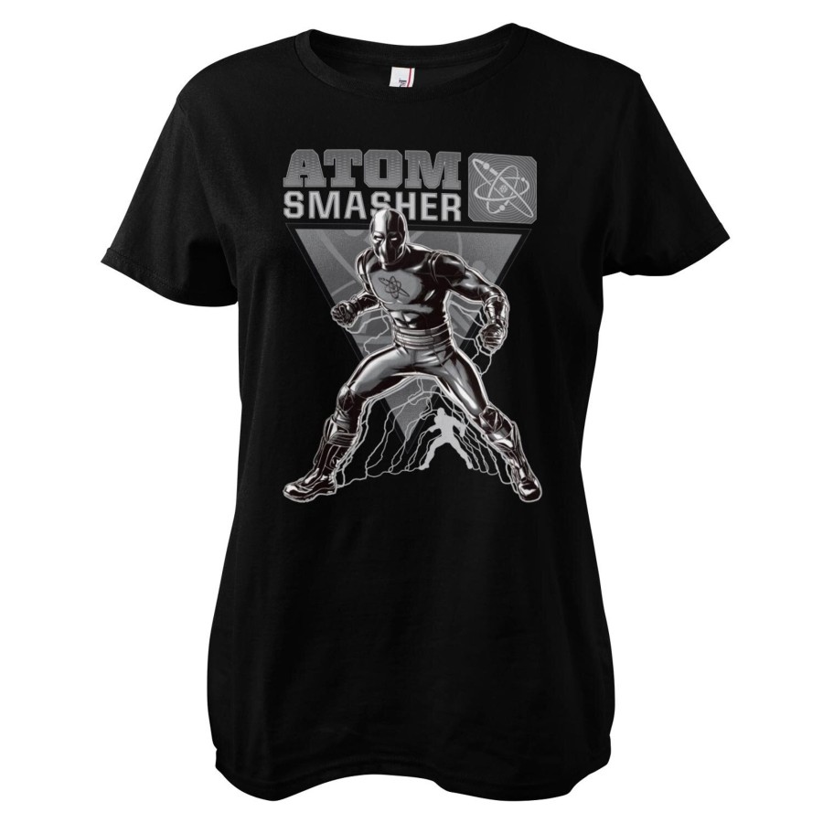 Kvinna Shirtstore | Adam - Atom Smasher Girly Tee Black
