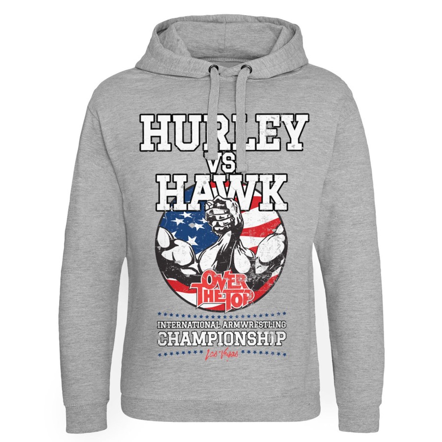 Mann Shirtstore | Hurley Vs. Hawk Girly Epic Hoodie Heathergrey