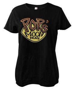 Kvinna Shirtstore | Pop'S Moon Palace Girly Tee Black