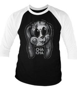 Mann Shirtstore | Umbrella Academy - Cha-Cha Baseball 3/4 Sleeve Tee Blackwhite