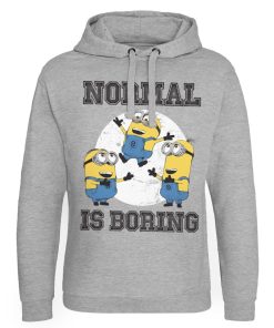 Mann Shirtstore | Minions - Normal Life Is Boring Epic Hoodie Heather-Grey