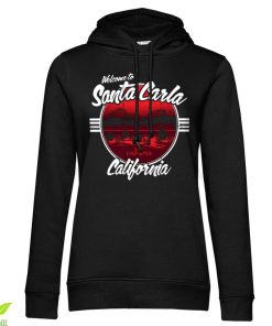 Kvinna Shirtstore | Welcome To Santa Clarita Girls Hoodie Black