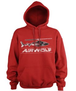 Mann Shirtstore | Airwolf Distressed Hoodie Red