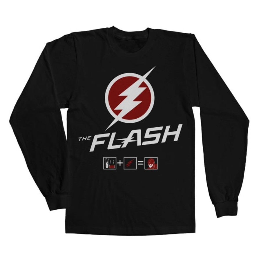 Mann Shirtstore | The Flash Riddle Long Sleeve Tee Black
