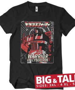 Mann Shirtstore | Warrior Of Cybertron Big & Tall T-Shirt Black