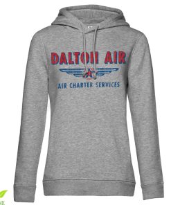 Kvinna Shirtstore | Macgyver - Daltons Air Charter Service Girls Hoodie Heather-Grey