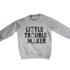Barn Shirtstore | Tom - Little Trouble Maker Kids Sweatshirt Heathergrey