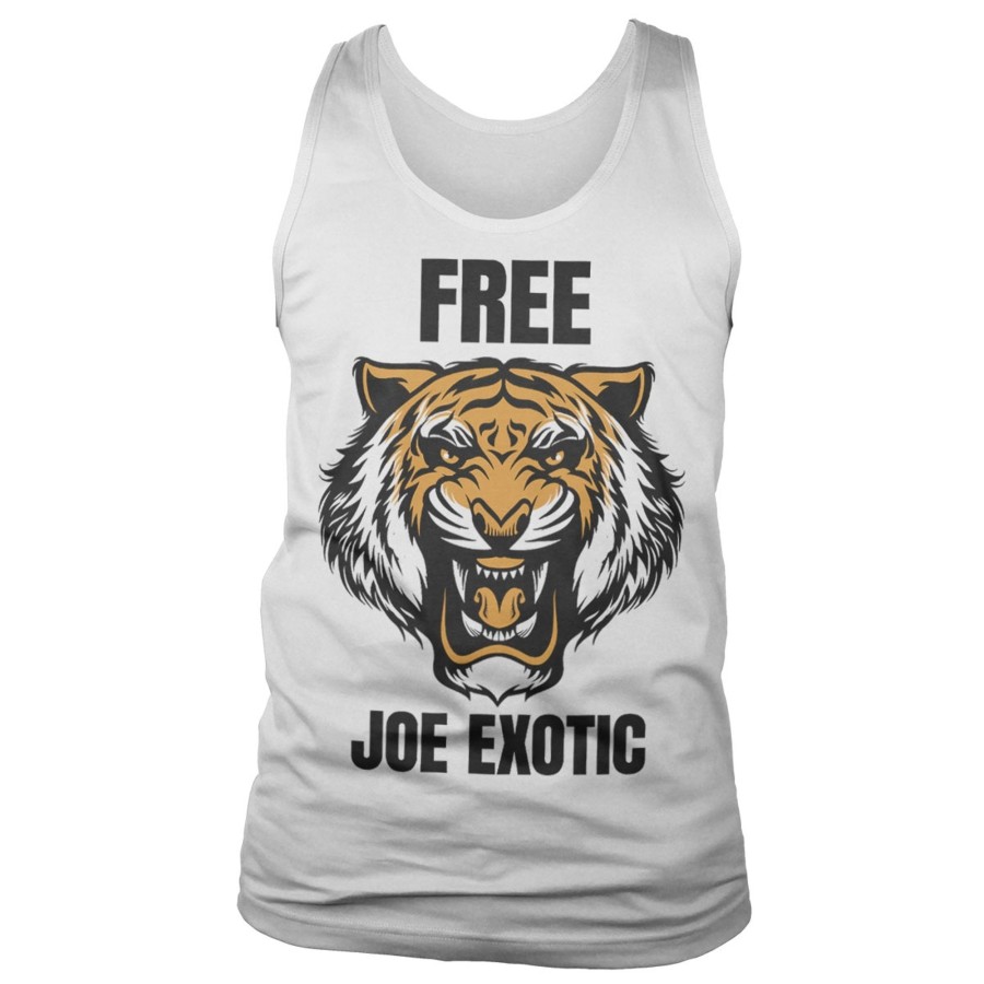 Mann Shirtstore | Free Joe Exotic Tank Top White