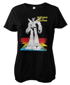Kvinna Shirtstore | Voltron - Defender Of The Universe Girly Tee Black