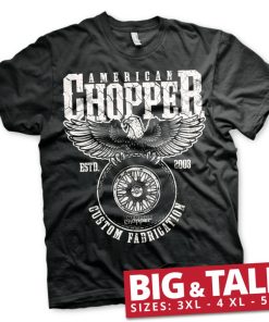 Mann Shirtstore | American Chopper - Custom Fabrication Big & Tall T-Shirt Black