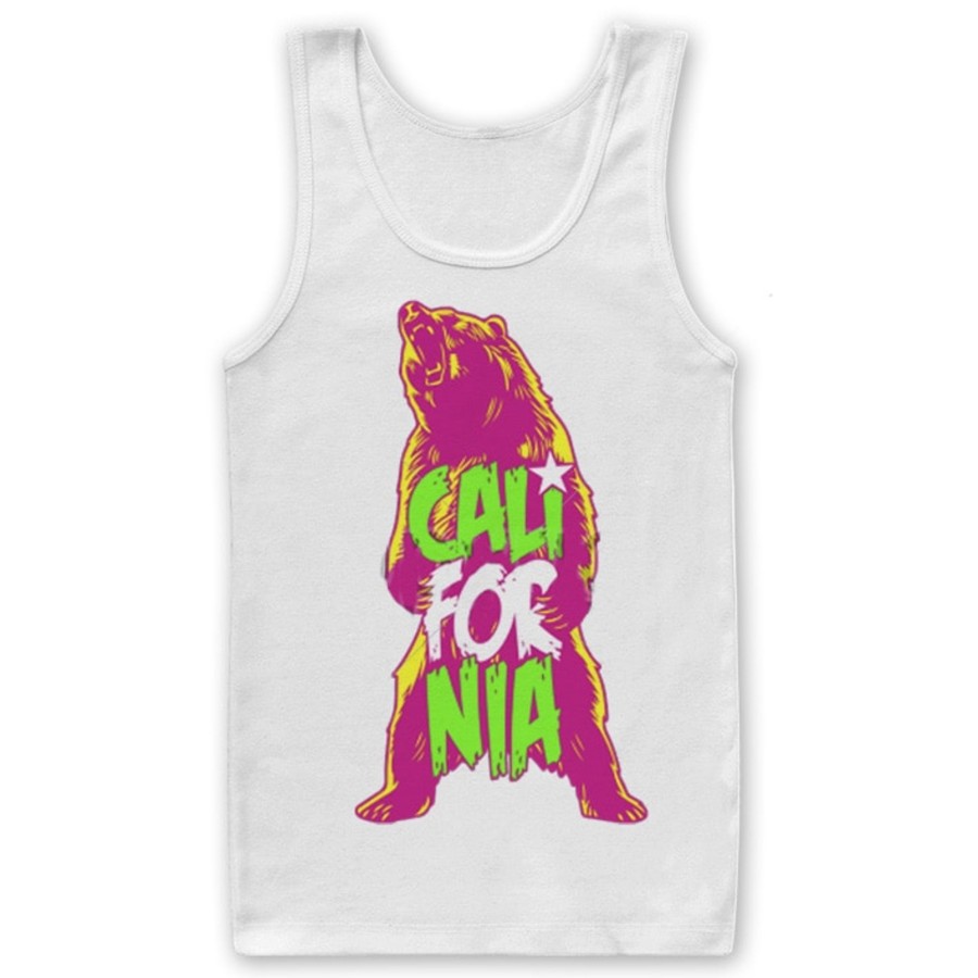 Mann Shirtstore | California Bear Tank Top White