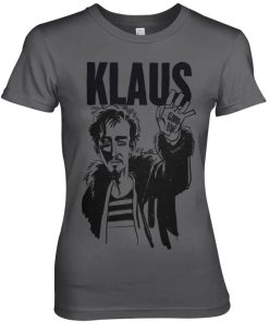 Kvinna Shirtstore | The Umbrella Academy - Klaus Girly Tee Darkgrey