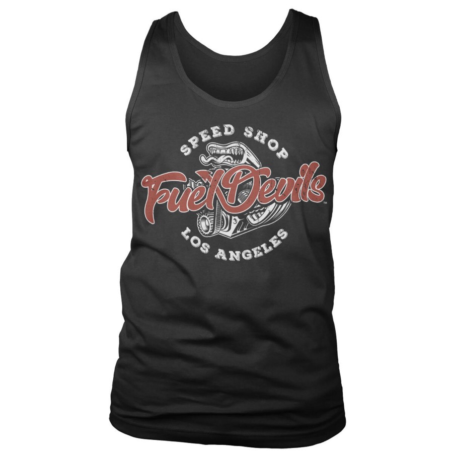 Mann Shirtstore | Fuel Devils Speed Shop Tank Top Black