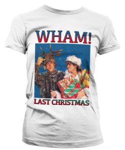 Kvinna Shirtstore | Wham - Last Christmas Girly Tee White