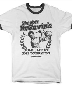 Mann Shirtstore | Shooter Mcgavins Golf Tournament Ringer Tee Whiteblack