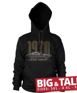 Mann Shirtstore | 1970 Dodge Charger Big & Tall Hoodie Black
