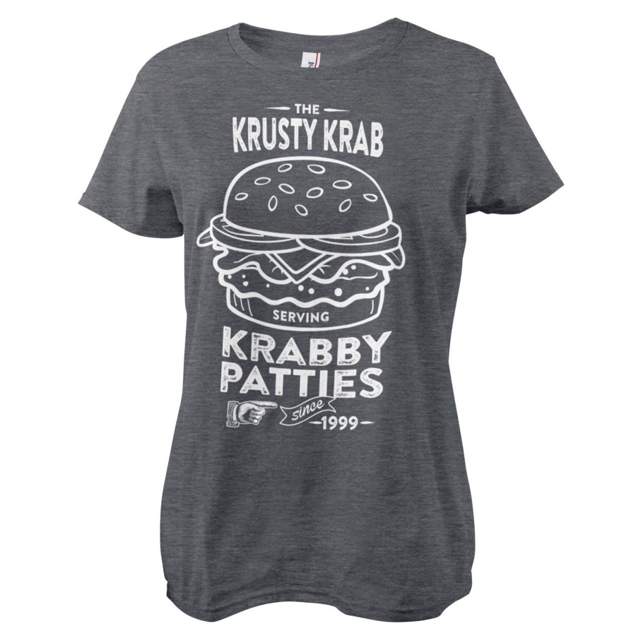 Kvinna Shirtstore | The Krusty Krab Serving Krabby Patties Girly Tee