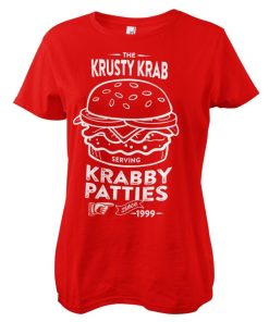Kvinna Shirtstore | The Krusty Krab Serving Krabby Patties Girly Tee