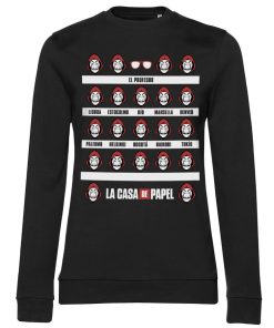 Kvinna Shirtstore | La Casa De Papel Girly Sweatshirt