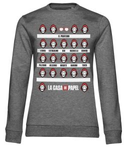 Kvinna Shirtstore | La Casa De Papel Girly Sweatshirt