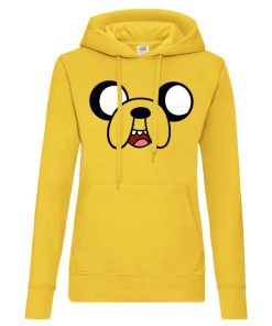 Kvinna Shirtstore | Jake The Dog Girls Hoodie Yellow