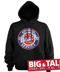 Mann Shirtstore | Buick Service Logo Big & Tall Hoodie Black