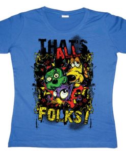 Kvinna Shirtstore | That´S All Folks Girly Tee