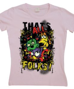 Kvinna Shirtstore | That´S All Folks Girly Tee