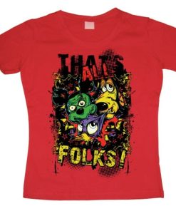Kvinna Shirtstore | That´S All Folks Girly Tee