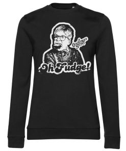 Kvinna Shirtstore | A Christmas Story - Oh Fudge Girly Sweatshirt Black