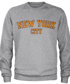 Mann Shirtstore | New York City Baseball Sweatshirt Heathergrey