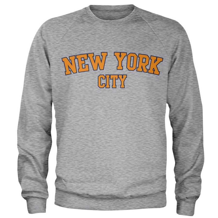 Mann Shirtstore | New York City Baseball Sweatshirt Heathergrey