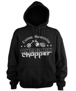Mann Shirtstore | American Chopper Washed Logo Hoodie Black