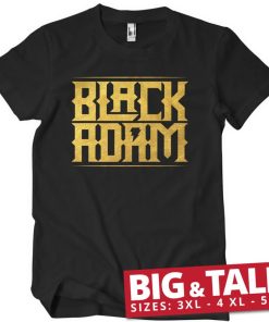 Mann Shirtstore | Adam Gold Logo Big & Tall T-Shirt Black