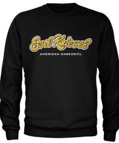 Mann Shirtstore | Evel Knievel Logo Sweatshirt Black