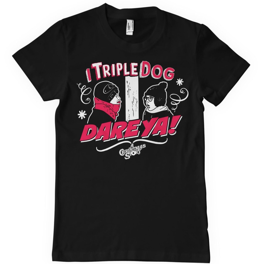 Mann Shirtstore | I Triple Dog Dare Ya T-Shirt Black