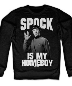 Mann Shirtstore | Spock Is My Homeboy Sweatshirt Black