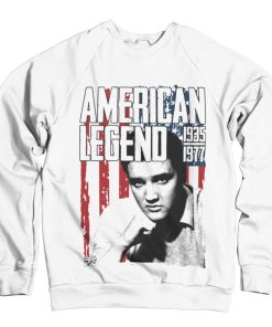 Mann Shirtstore | Elvis Presley - American Legend Sweatshirt White